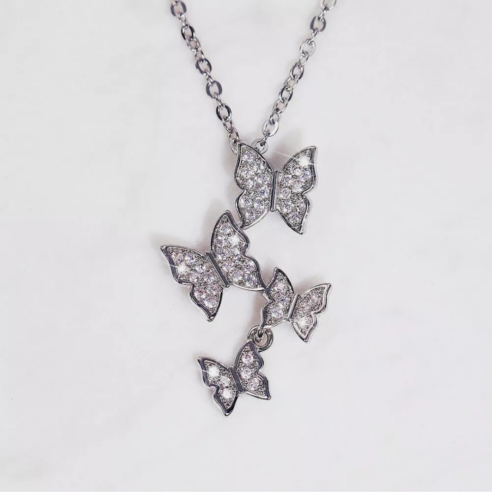 925 Silver Butterfly Necklace